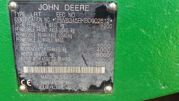Kolový traktor JOHN DEERE 8345RT - Photo 13